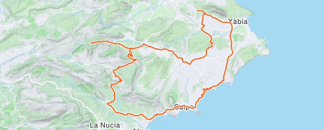 Map of the activity, Morning Ride