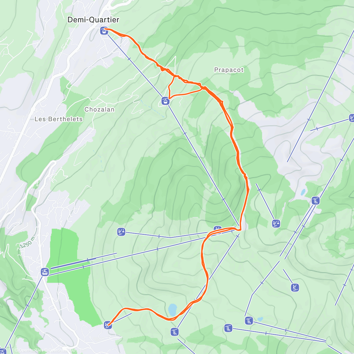 Map of the activity, Matinée plus rentable que prévue! 😍