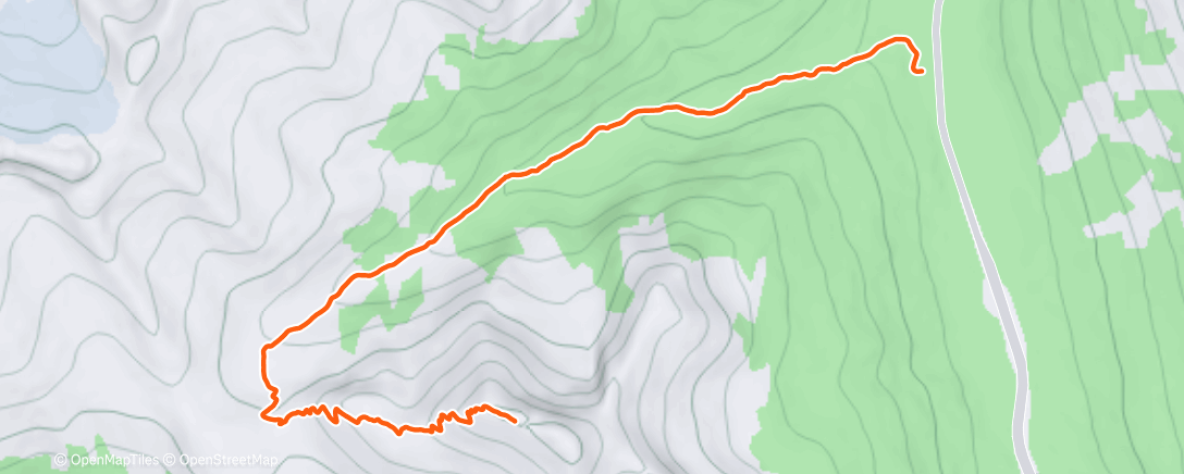 Mapa de la actividad (Morning Backcountry Ski)