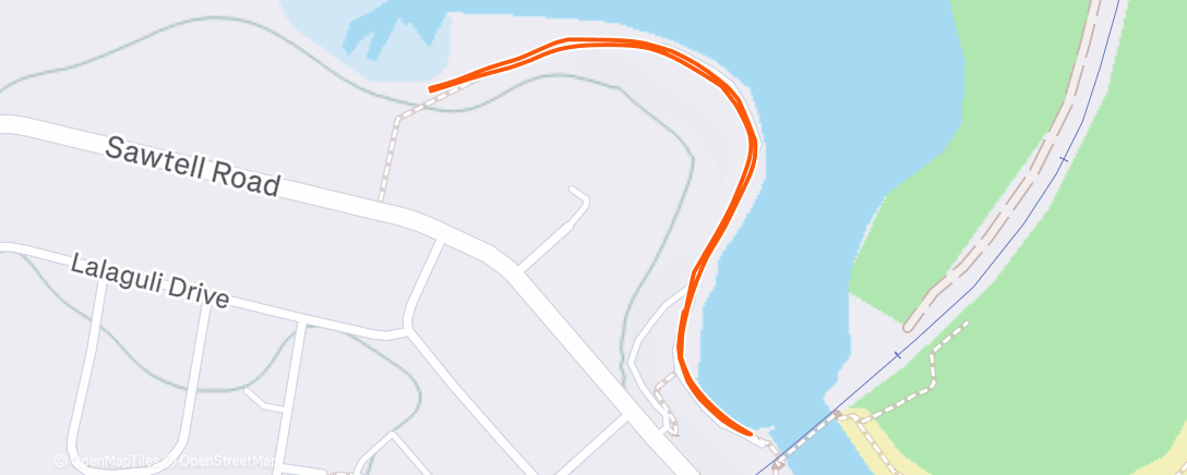 Map of the activity, Afternoon Walk