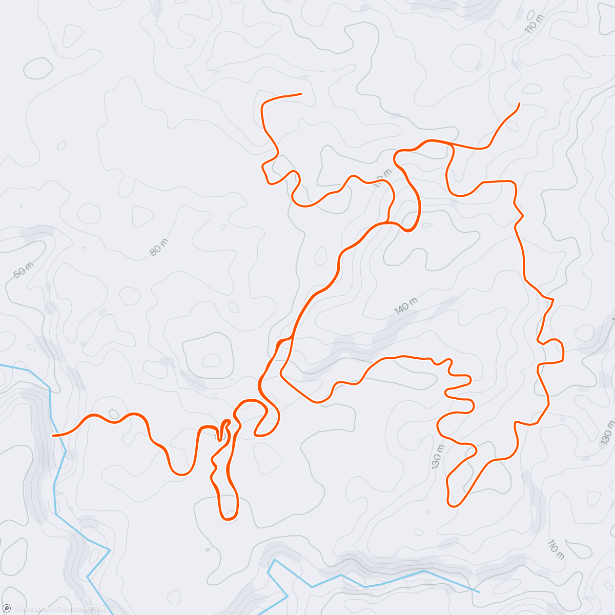 Карта физической активности (Zwift - Valley to Mountaintop in Makuri Islands)