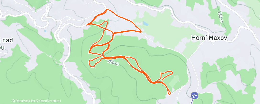 Карта физической активности (11 km fartlek)