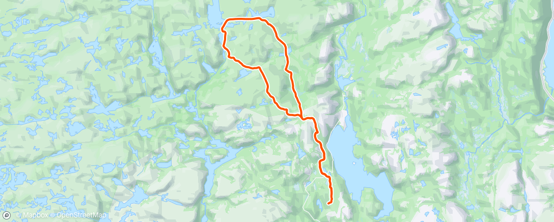 Map of the activity, Drømmedag i fjellet!