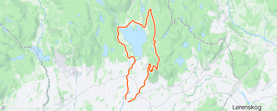 Map of the activity, Eventyrtur fra Grefsenkollen til Maridalsvannet