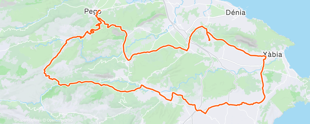 Map of the activity, Morning Ride