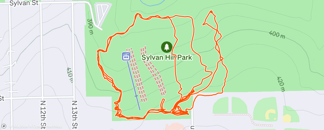 Map of the activity, A Bike Ride!