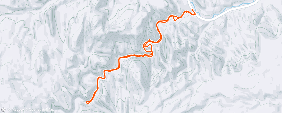 Map of the activity, Morning Run