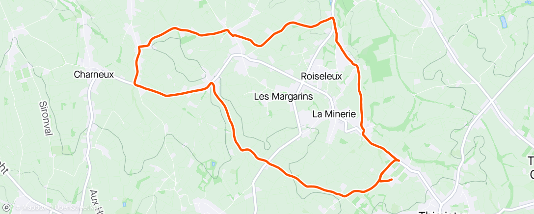 Mapa da atividade, Course à pied avec les copines 👯‍♀️ 🫶🏻