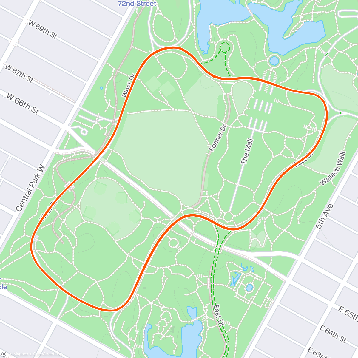 Mapa da atividade, Zwift - Race: The Chop by AHDR (B) on LaGuardia Loop in New York