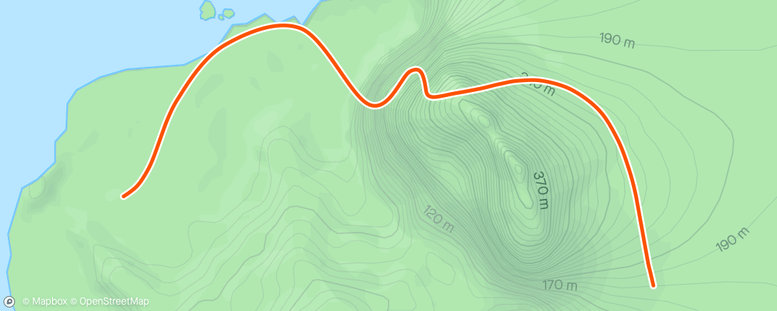 Map of the activity, Zwift - Hill + Tempo #1 in Watopia