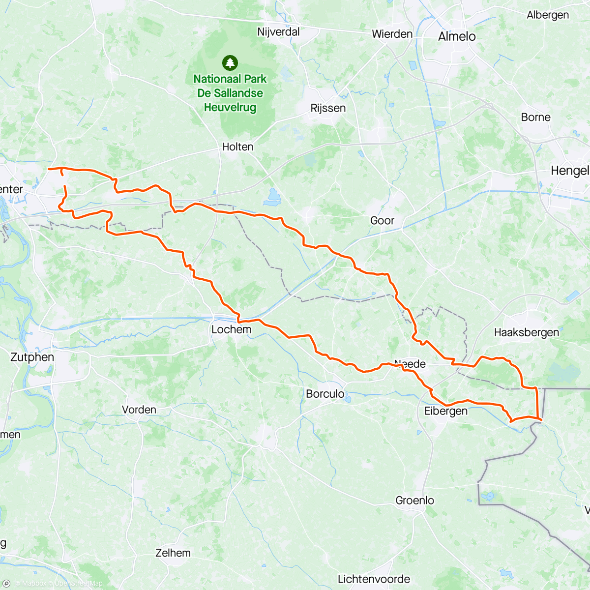 Mapa de la actividad (Rondje Oldenkotte in de Pruis.💨)