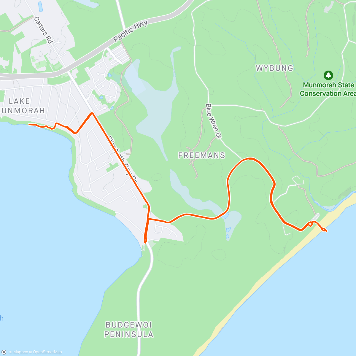 Map of the activity, Easy run with Saya🏃‍♀️ 🏃‍♂️