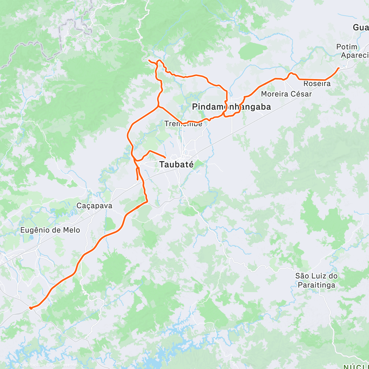 Map of the activity, Desafio Pole 500 - Dia 01