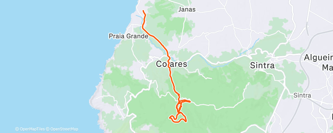 Карта физической активности (Sintra)