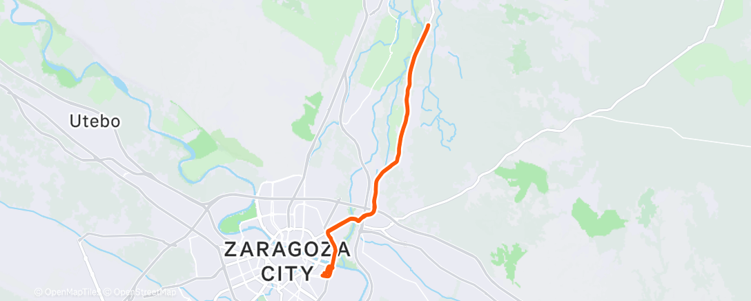 Map of the activity, Crissy ride