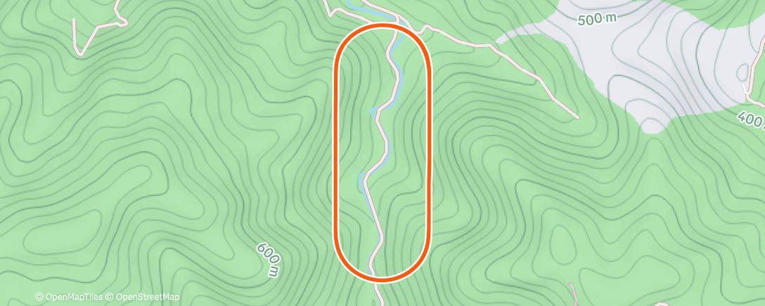 Map of the activity, Sortie vélo le matin