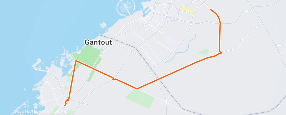 Map of the activity, Morning Ride