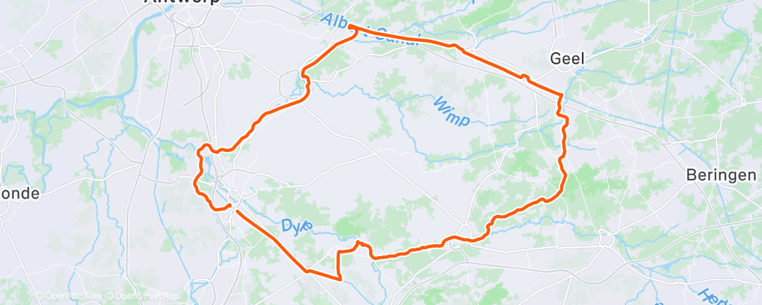 Map of the activity, HDP