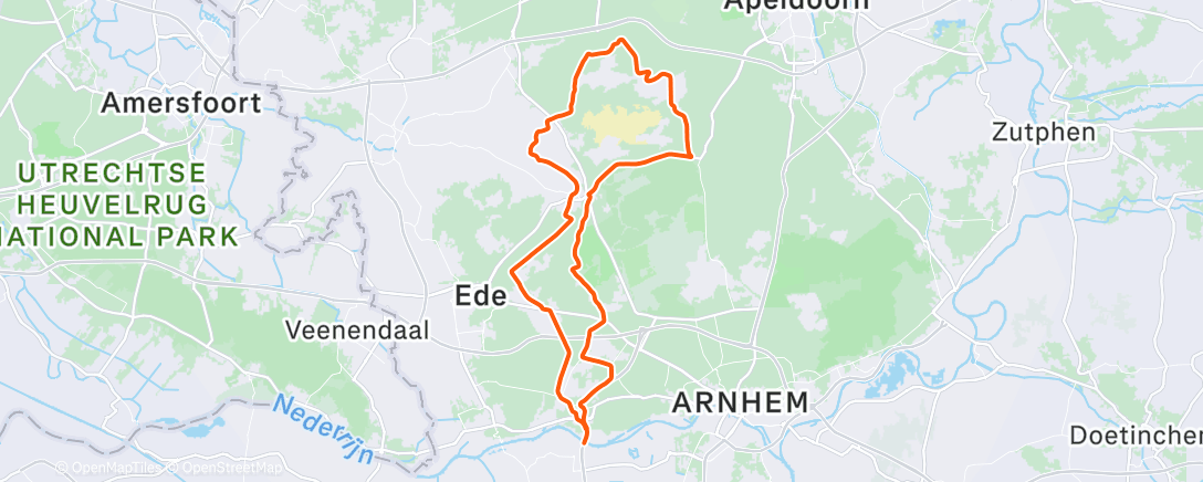 Map of the activity, Radio Kootwijk