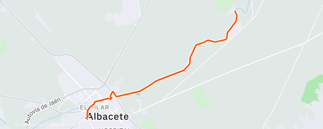 Карта физической активности (Carrera de tarde)