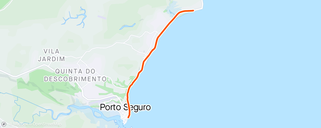 Map of the activity, Meia Maratona do Descobrimento - TEMPO OFICIAL 02:48:57