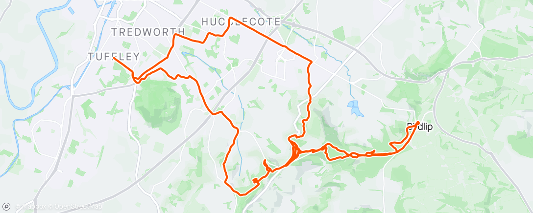 Map of the activity, Evening E-Mountain Bike Ride
