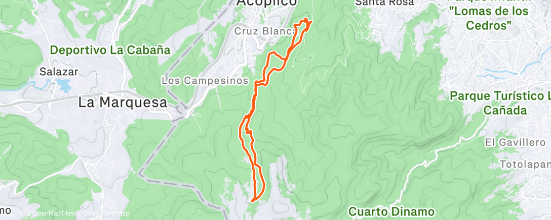 Map of the activity, Morning Ride