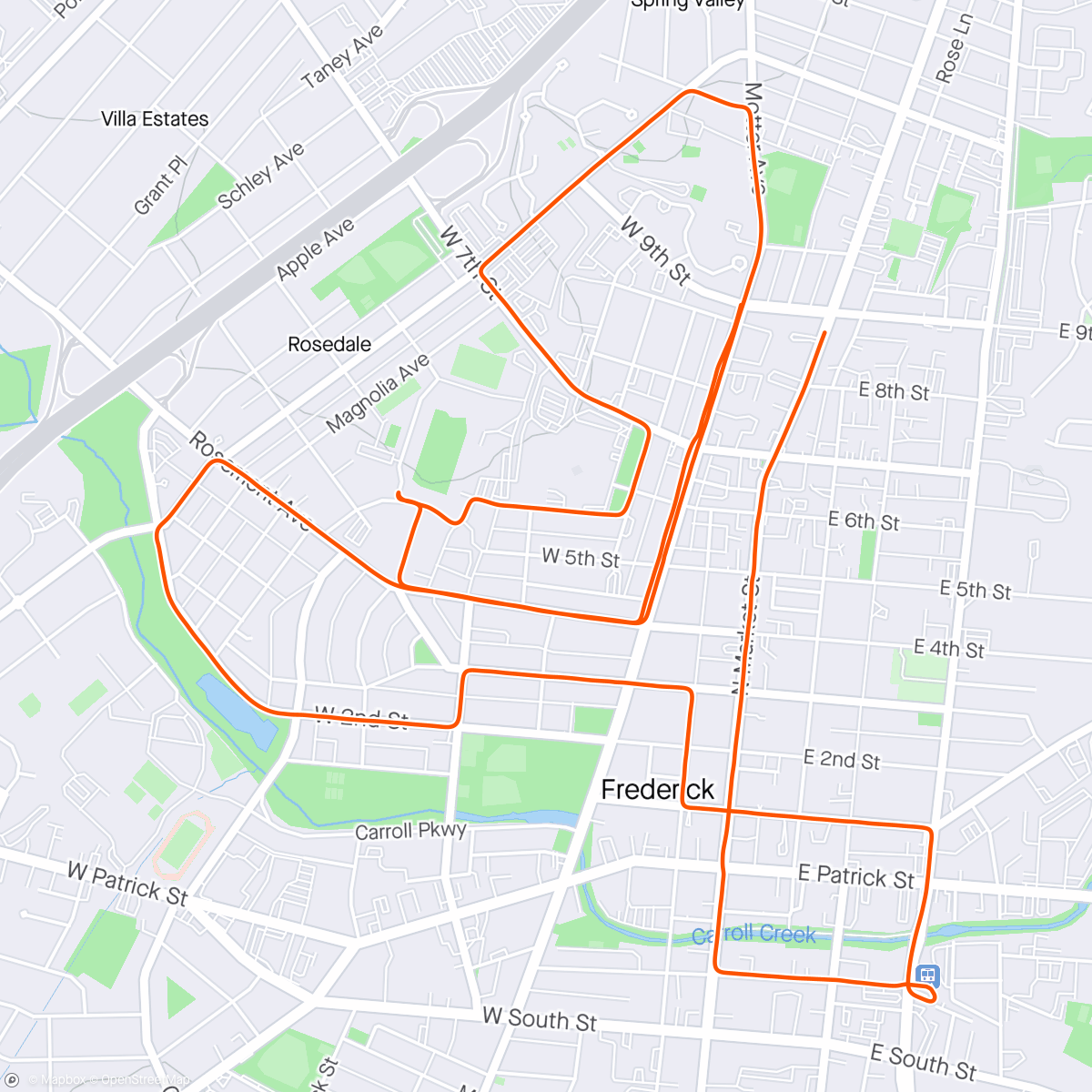 Карта физической активности (Bike to Work Day Ceremonial Ride!)