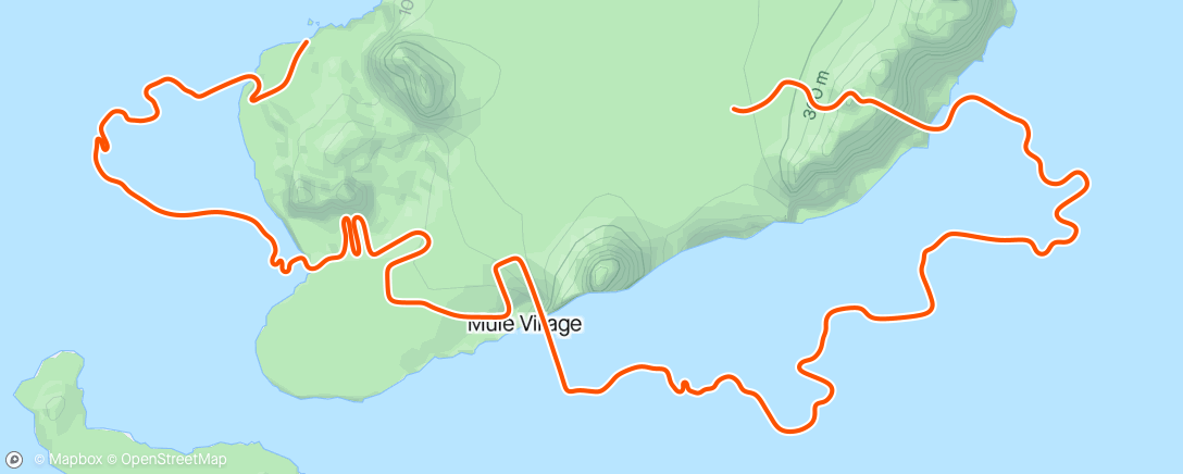 Map of the activity, Zwift - Spiral into the Volcano in Watopia