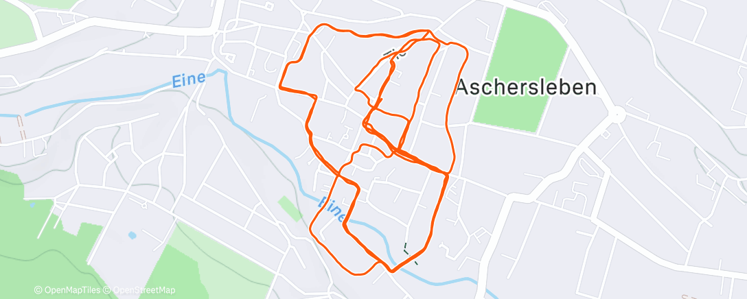 Map of the activity, Mittagspaziergang