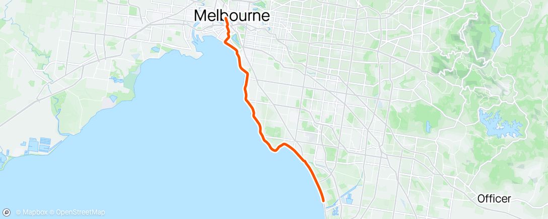 Map of the activity, Commute 2 work 🏙️ 🚴‍♂️
