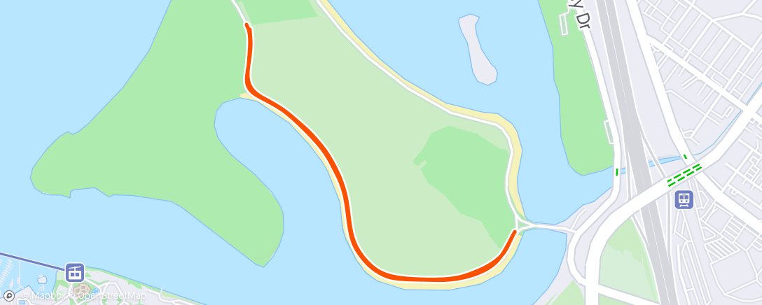 Map of the activity, Hit by no cars