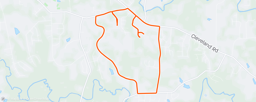 Map of the activity, Quick ride with Rico