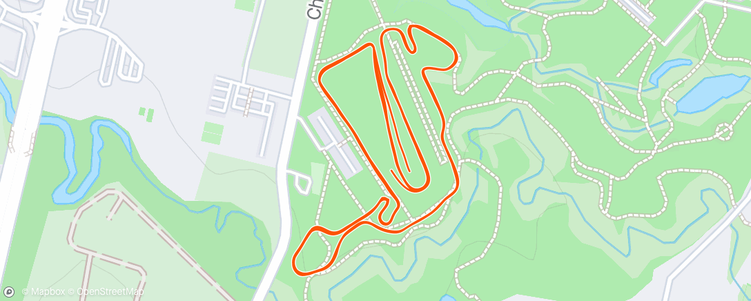 Map of the activity, Barry Curtis - Senior winter league XC - GP 7