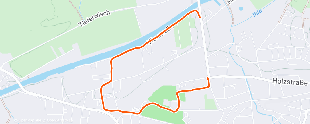 Карта физической активности (Morning Walk)