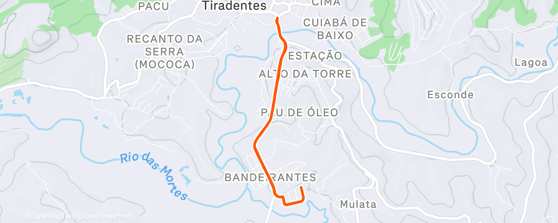 Map of the activity, 30-35' livre leve