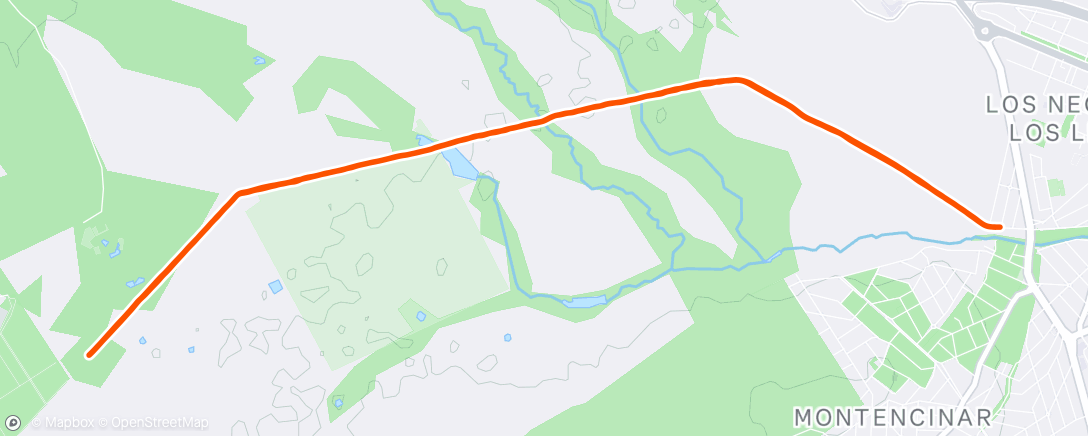 Map of the activity, Doblaje suave en llano