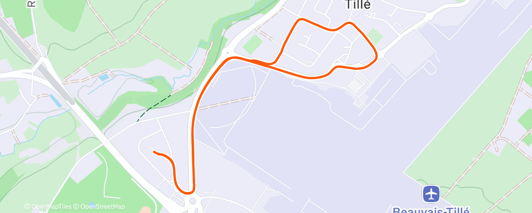 Map of the activity, Lunch Walk