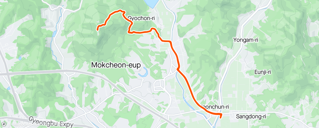 Map of the activity, 흑성산