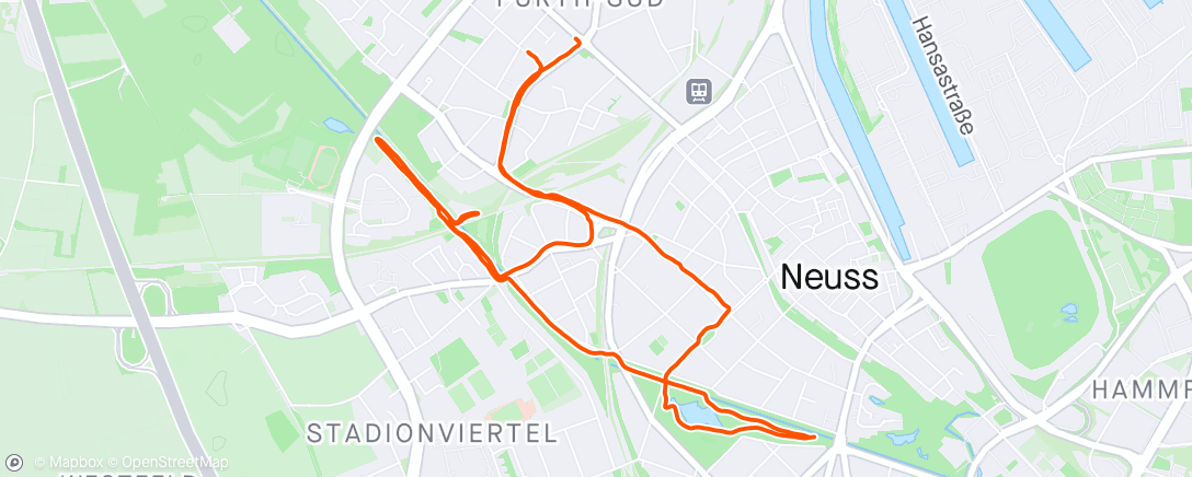 Map of the activity, Neuss / Neuss, Stadtgarten Neuss