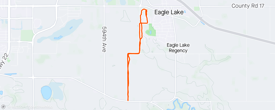 Map of the activity, Morning Gravel Ride
