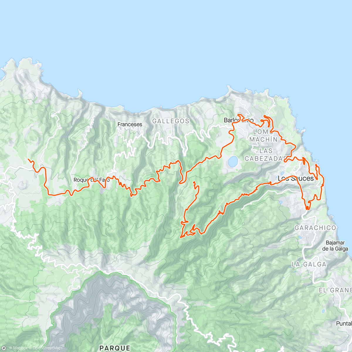 Map of the activity, Gravel Ground - Etapa 2