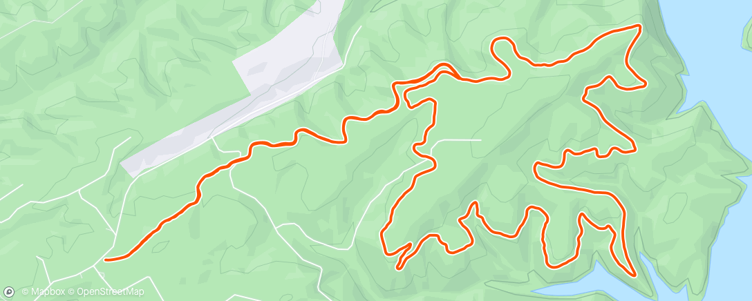 Map of the activity, Rainy Raystown Ride…