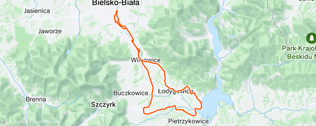 Map of the activity, Afternoon E-Mountain Bike Ride