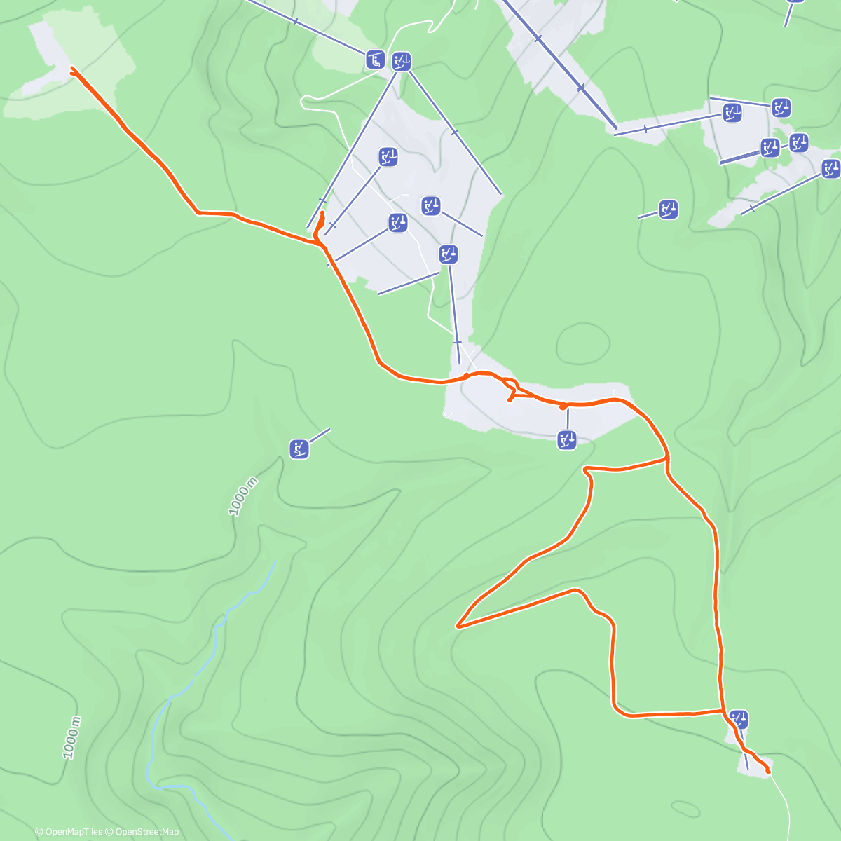 Карта физической активности (Morning to Evening 😅 Hike)