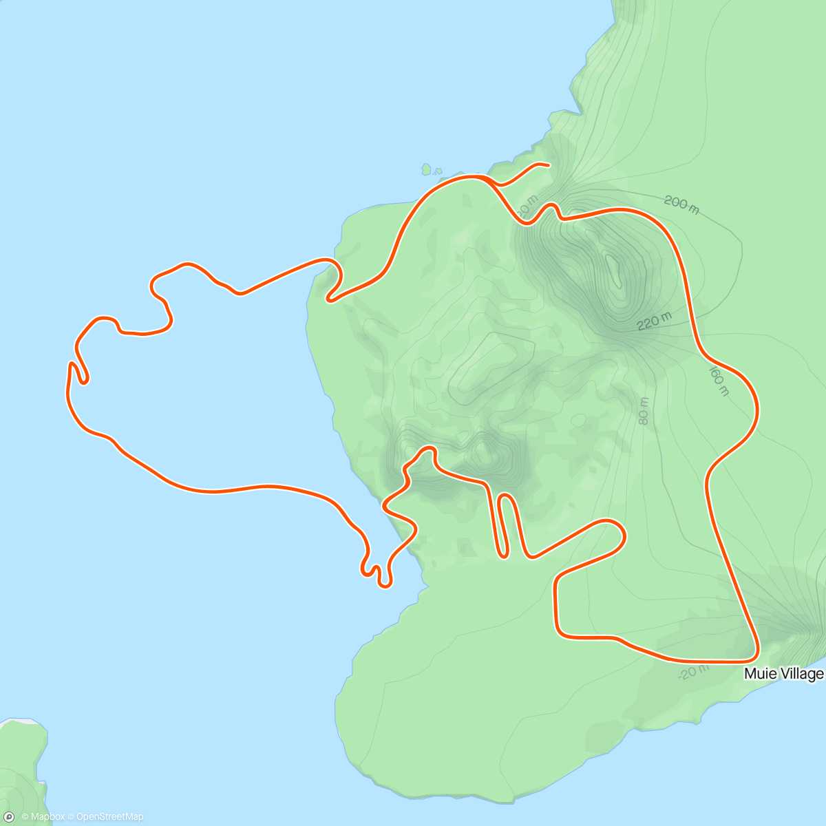 Карта физической активности (Zwift - Group Ride: Love Riding's 2.0wkg Coffee Ride (D) on Beach Island Loop in Watopia)