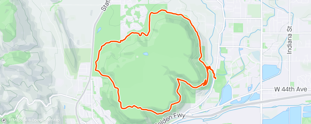 Карта физической активности (Lunch Trail Run)