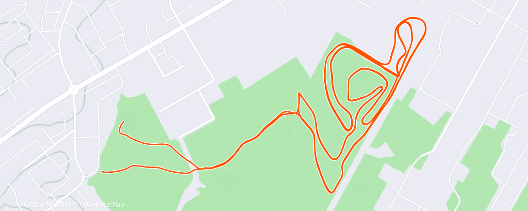 Map of the activity, Северный лыжный заезд (день)