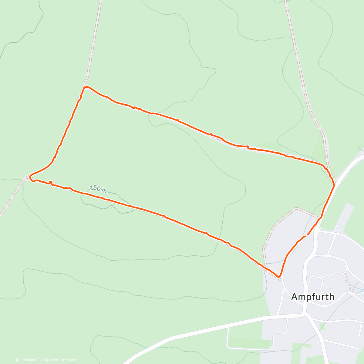 Map of the activity, Schnüffelrunde