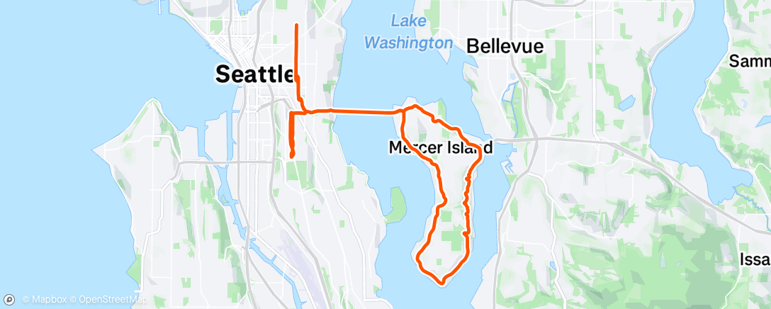 Map of the activity, Morning Ride